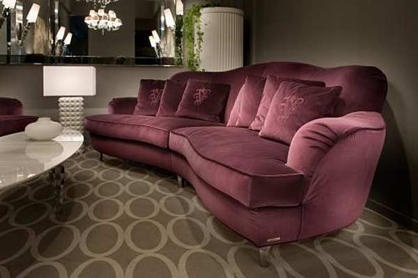 Radius sofa VISIONNAIRE (IPE CAVALLI) GINEVRA SHAPED factory VISIONNAIRE (IPE CAVALLI) from Italy. Foto №2