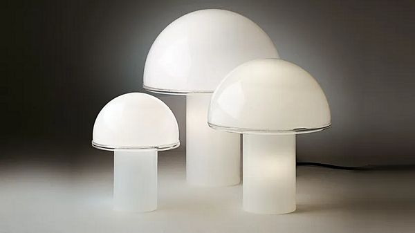 Blown Glass Table Lamp Onfale Artemide A006400, A006500, A006300 factory Artemide from Italy. Foto №2