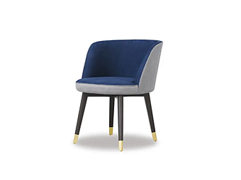 Easy chair Colette BAXTER leather upholstery factory BAXTER from Italy