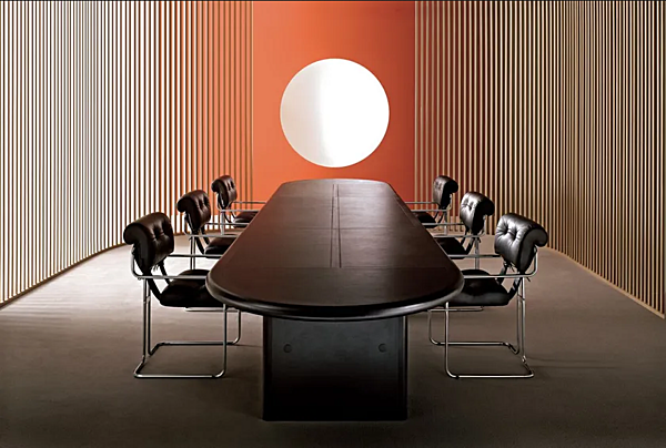 Modular Wooden Meeting Table Large i 4 Mariani factory i 4 Mariani from Italy. Foto №5