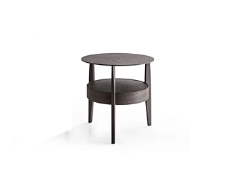 Round solid wood bedside table with drawers Molteni & C When Round solid wood bedside table with drawers Molteni & C When factory Molteni & C.(+VITRA) from Italy