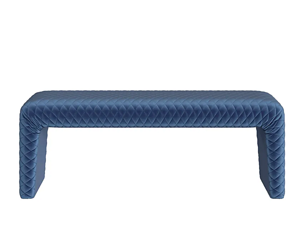 Upholstered fabric bench CASA +39 COLLECTION  NS0010 factory CASA +39 from Italy. Foto №4