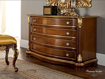 Wooden chest of drawers Modenese Luxury Interiors 13205 factory MODENESE GASTONE from Italy
