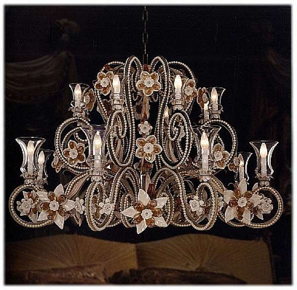 Chandelier MECHINI L287/17 factory MECHINI from Italy. Foto №1