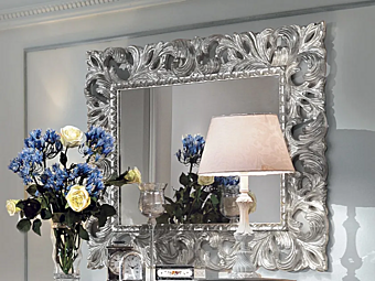 Rectangular wall mounted mirror with diamante frame CASA +39 310