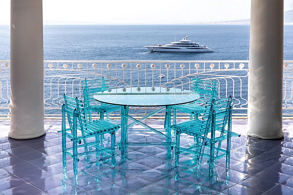 Polycarbonate outdoor chair A Mare Edra AMR010 factory EDRA from Italy. Foto №10