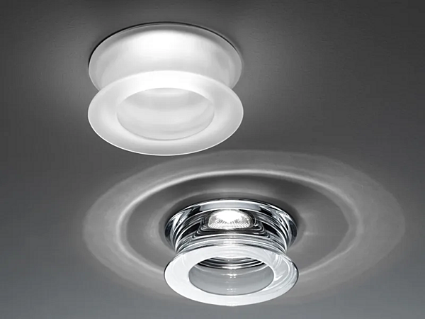 Recessed Crystal Spotlight for False Ceiling Fabbian Eli factory Fabbian from Italy. Foto №3