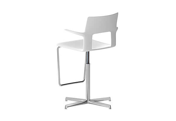 Bar stool DESALTO Kobe - swivelling barstool with adjustable height factory DESALTO from Italy. Foto №1