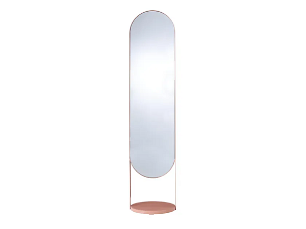 Freestanding Oval Metal Mirror LIGNE ROSET NIMBE factory LIGNE ROSET from Italy. Foto №1