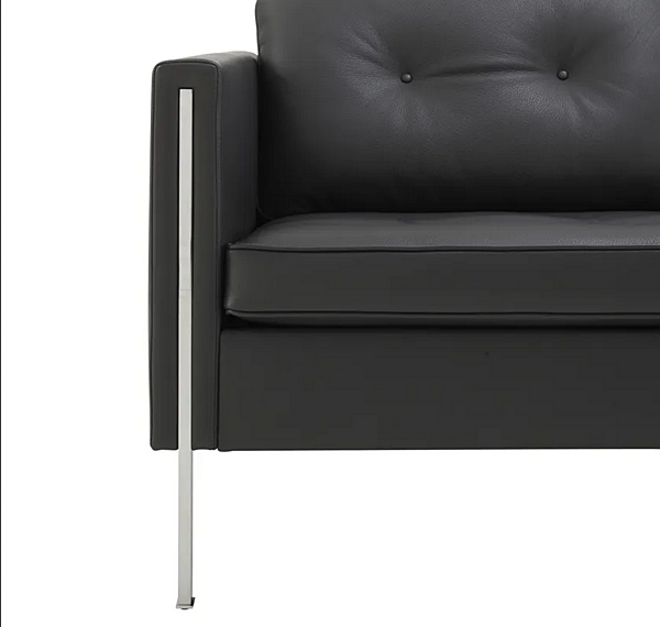 Leather armchair with armrests LIGNE ROSET Andy factory LIGNE ROSET from Italy. Foto №3