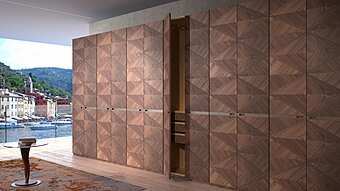 Wooden Highboard with Doors CARPANELLI Desyo factory CARPANELLI from Italy