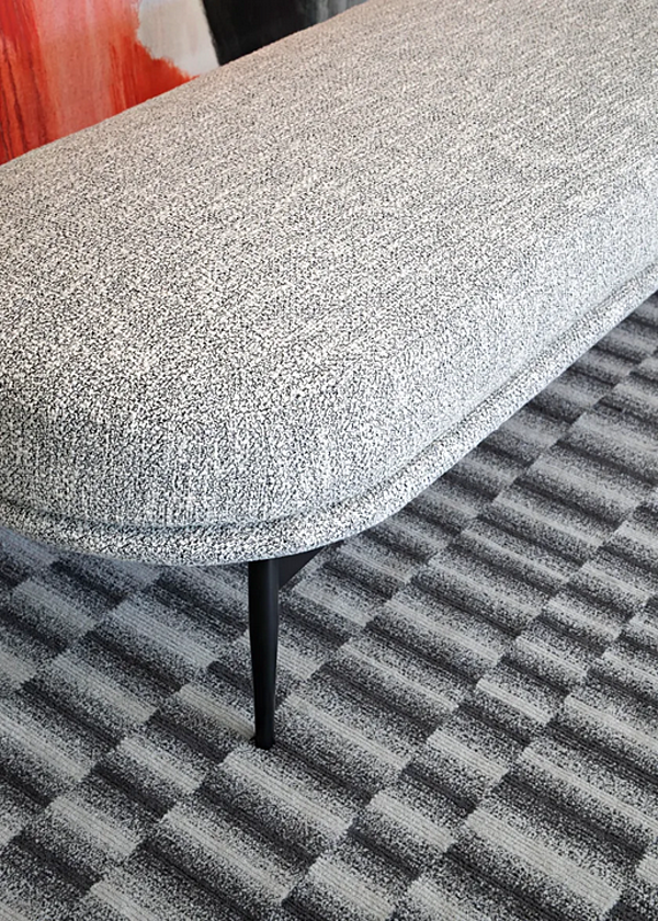 Fabric bench Oltremare Saba factory SABA from Italy. Foto №3