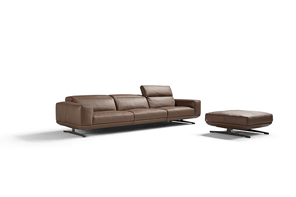 Leather Recliner Sofa 3 Seater Gloria Egoitaliano factory Egoitaliano from Italy. Foto №2