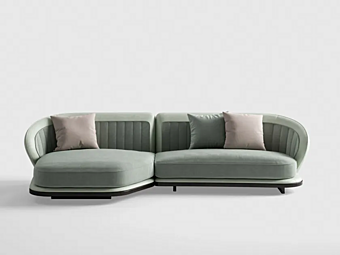 Sectional fabric sofa Pierre CPRN HOMOOD