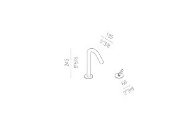 Stainless Steel Square Washbasin Mixer 2 Hole AGAPE factory Agape from Italy. Foto №10
