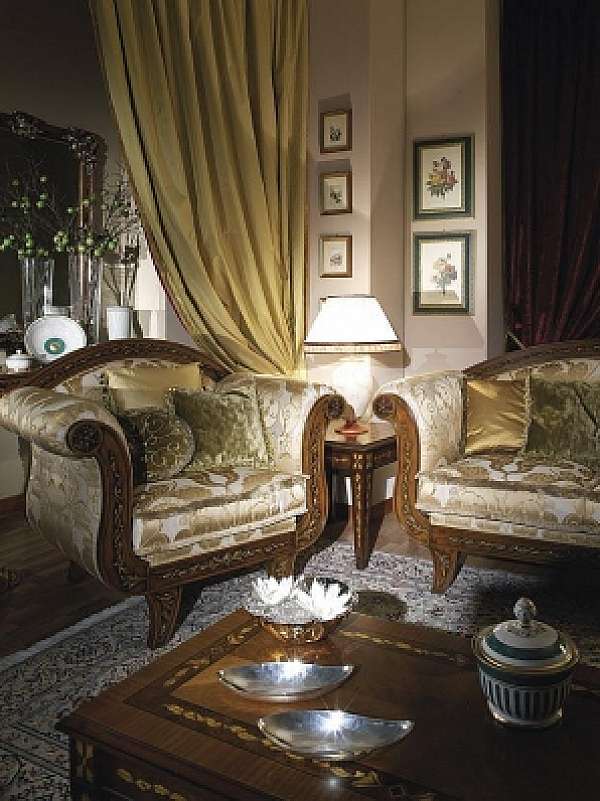 Armchair ASNAGHI INTERIORS PC3621 factory ASNAGHI INTERIORS from Italy. Foto №1