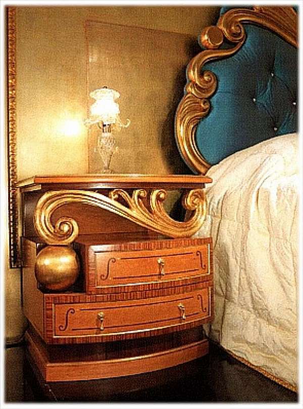 Bedside table CARLO ASNAGHI STYLE 10781 factory CARLO ASNAGHI STYLE from Italy. Foto №1