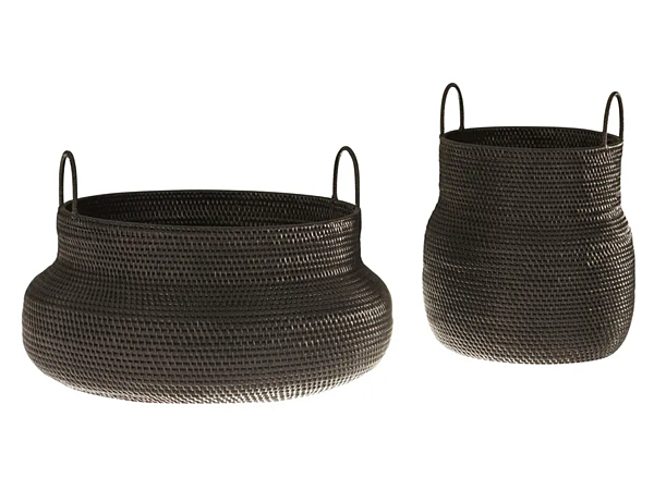 Rattan storage basket LIGNE ROSET Along factory LIGNE ROSET from Italy. Foto №1