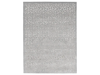 Patterned Rectangular Rug in Bamboo Silk and Wool GIORGETTI Beyond