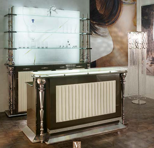 Bar counter MANTELLASSI J'adore Lalique factory MANTELLASSI from Italy. Foto №3