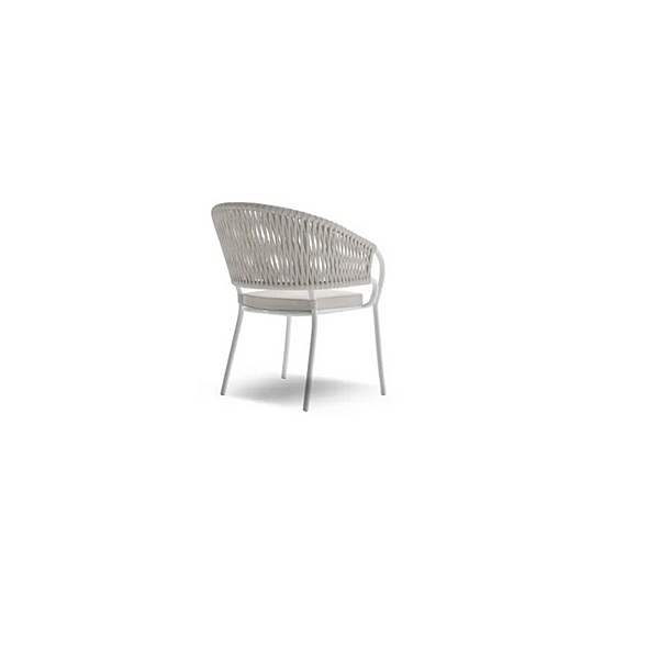 Aluminium chair with armrests and integrated cushion Atmosphera Pleasure 2.0 PLS.SB. factory ATMOSPHERA from Italy. Foto №3