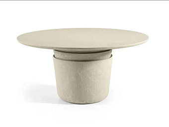 Round Clay Garden Table Gervasoni Kasane 38 39 factory Gervasoni from Italy