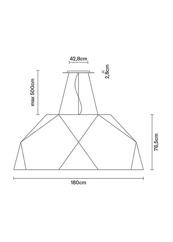 Aluminium pendant lamp Fabbian Crio factory Fabbian from Italy. Foto №37