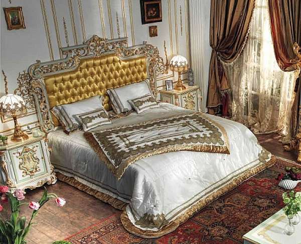 Bed ASNAGHI INTERIORS GD8101 factory ASNAGHI INTERIORS from Italy. Foto №1