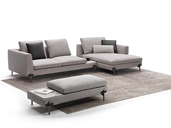 Sectional fabric sofa with chaise longue GYFORM Mojito factory Gyform from Italy