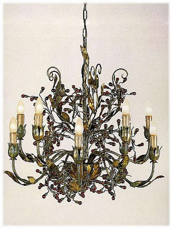 Chandelier MECHINI L169/10 factory MECHINI from Italy. Foto №1
