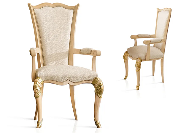 Upholstered fabric armchair with soft back A.R. Arredamenti Harmony 309 factory A.R.ARREDAMENTI SRL from Italy. Foto №1