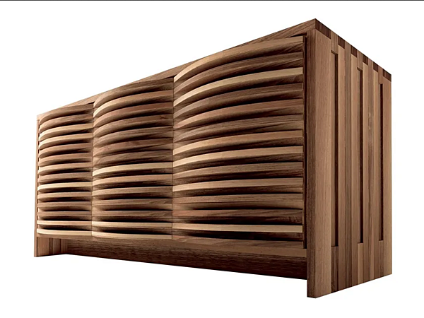 Wooden sideboard with doors Onda A 120 DALE factory DALE from Italy. Foto №2