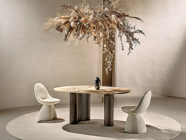 Upholstered chair with soft back Nature Design Franco Mario Nest factory NATURE DESIGN  (FRANCO MARIO) from Italy. Foto №3