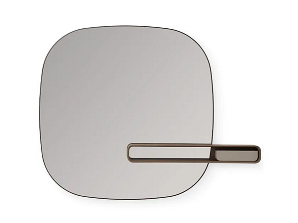 Wall Mounted Mirror with Shelf GIORGETTI Uyuni 60100, 60105 factory GIORGETTI from Italy. Foto №1