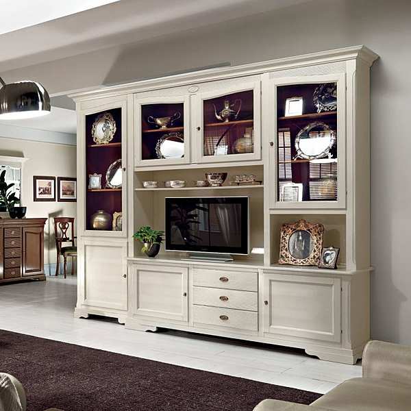 Bookcase CAVIO FIESOLE FS3310 factory CAVIO from Italy. Foto №4