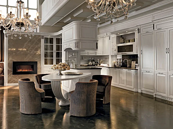 Kitchen with island Convivio Martini Interiors Kitchen with island Convivio Martini Interiors factory MARTINI INTERIORS from Italy