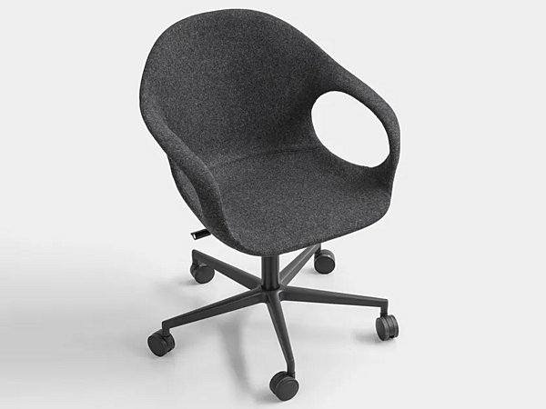 Height Adjustable Fabric Office Chair Kristalia Elephant 5 Spoke Base factory Kristalia from Italy. Foto №1