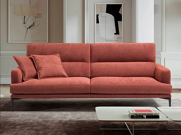 Fabric sofa with soft back Feng Egoitaliano factory Egoitaliano from Italy. Foto №2