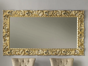 Rectangular wall-mounted mirror with diamante frame CASA +39 803