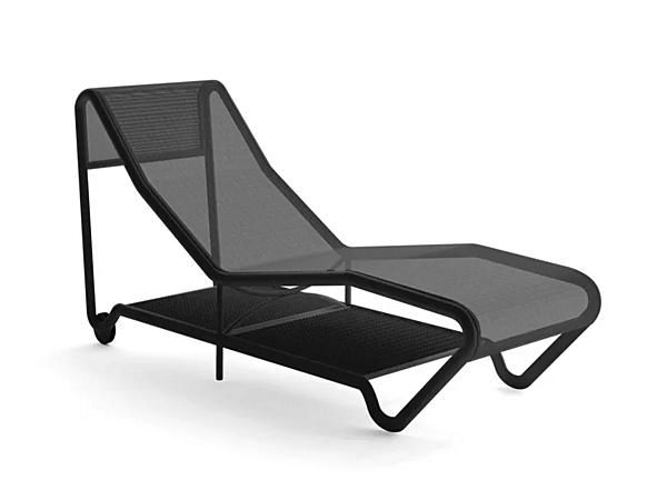 Aluminium sun lounger with castors Atmosphera Wind WI.LT factory ATMOSPHERA from Italy. Foto №1