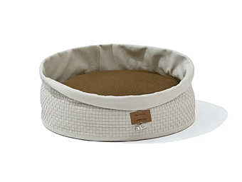 Leather Dog Basket GIORGETTI Bau House