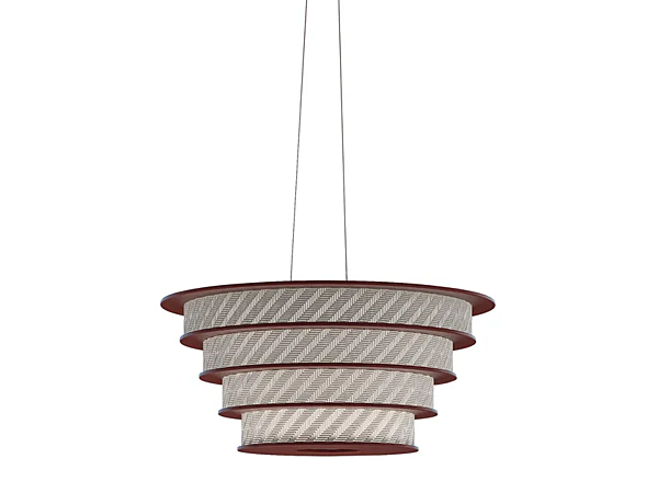 Outdoor pendant lamp made of wood and metal CPRN HOMOOD OD1054, OD1055 factory CPRN HOMOOD from Italy. Foto №1