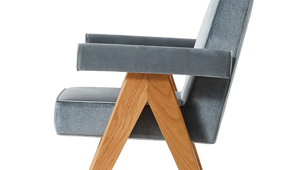 Fabric armchair with soft backrest CASSINA Committee factory CASSINA from Italy. Foto №5