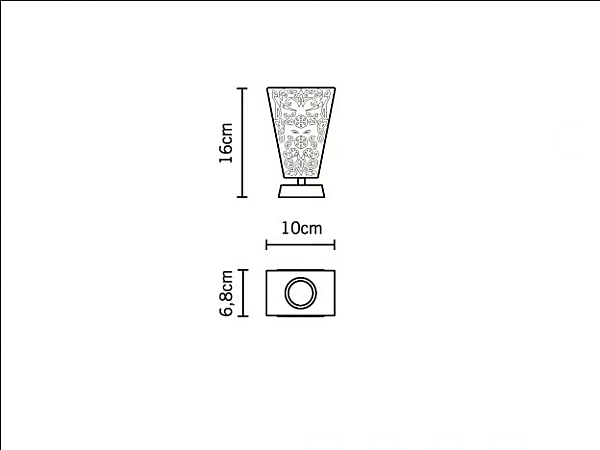 Crystal table lamp Vicky Fabbian factory Fabbian from Italy. Foto №2