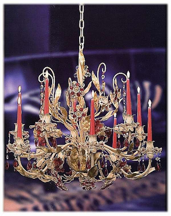 Chandelier MECHINI L272/10 factory MECHINI from Italy. Foto №1