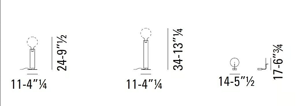 Metal Table Lamp VIBIEFFE 7000 Torcia factory VIBIEFFE from Italy. Foto №3