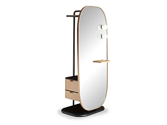 Valet stand in leather Baxter Weekend