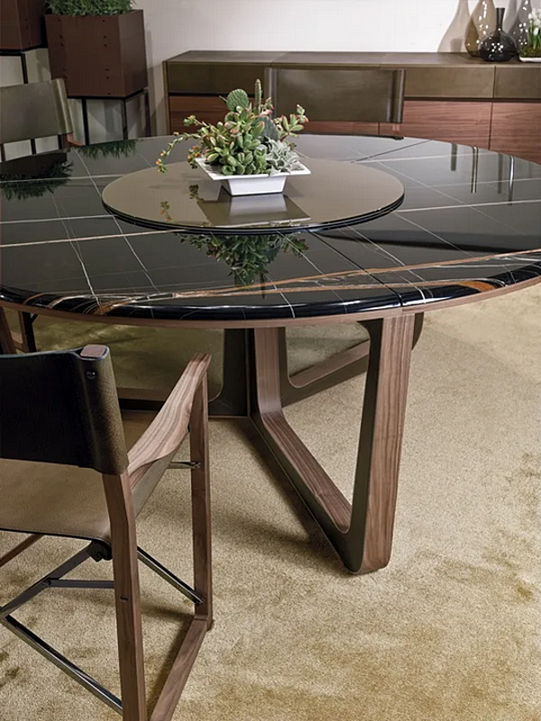 Round marble dining table with lazy susan i 4 Mariani Ascot factory i 4 Mariani from Italy. Foto №10