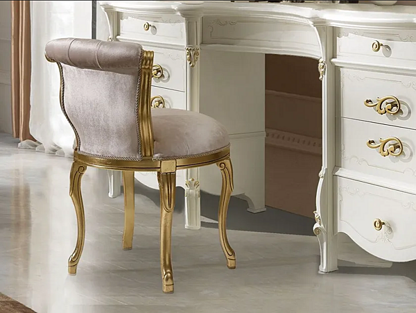 Upholstered fabric chair with soft back CASA +39 CHOPIN 2125 factory CASA +39 from Italy. Foto №1