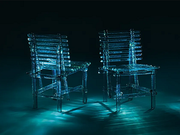 Polycarbonate outdoor chair A Mare Edra AMR010 factory EDRA from Italy. Foto №2